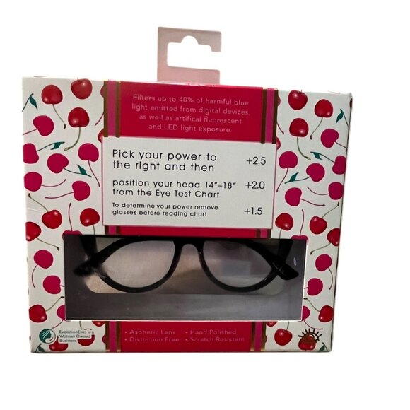 Nicole Miller Reading Glasses Blue Light 2 Pair +2.50 Black Tortoise - Picture 2 of 15